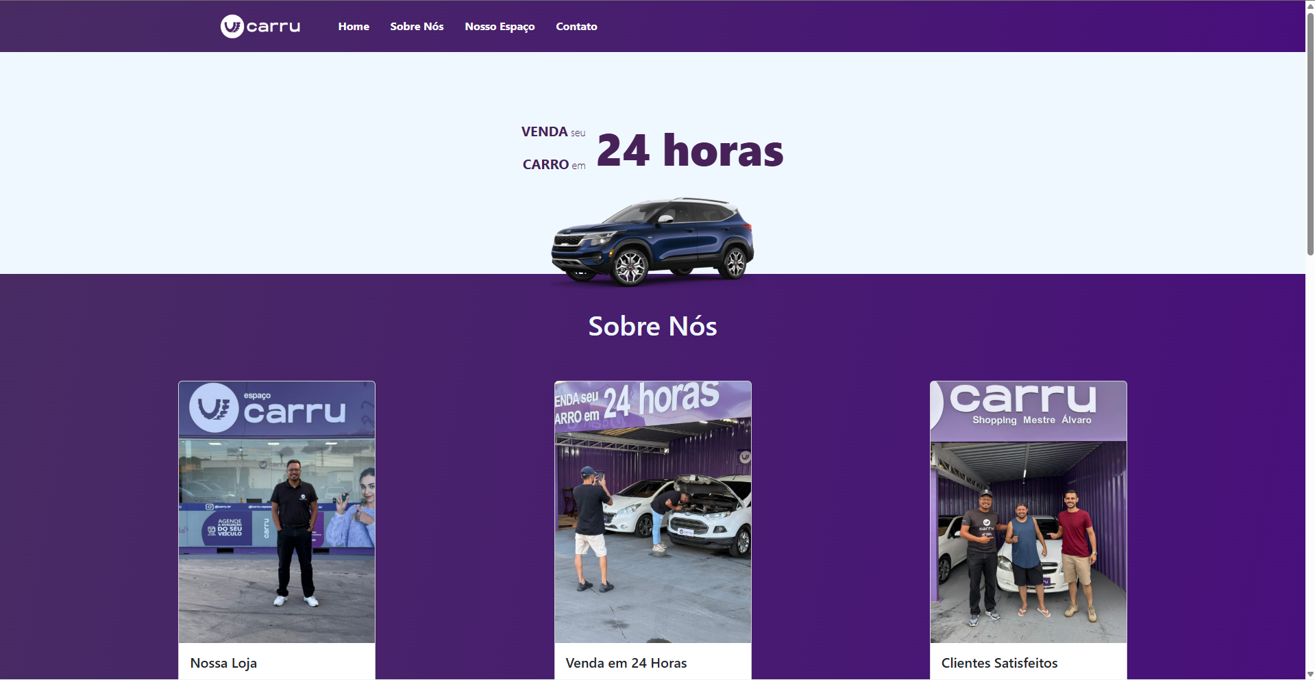 Prévia do projeto Carru